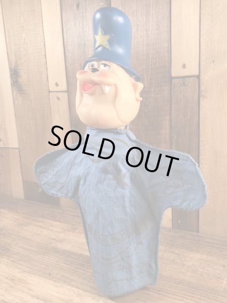 60’sのディックトレイシーショウのヘムロックホームズのヴィンテージのハンドパペットドール