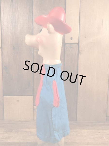 60’sのハンナバーベラの早撃ちマックのヴィンテージのパペット人形