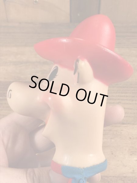 60’sのハンナバーベラの早撃ちマックのヴィンテージのパペット人形