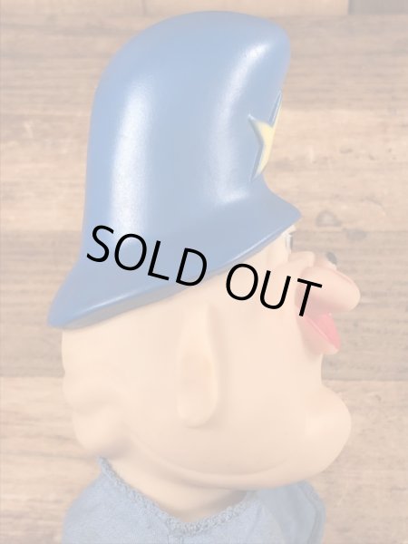 60年代頃のディックトレイシーショウのヘムロックホームズのビンテージのパペット人形