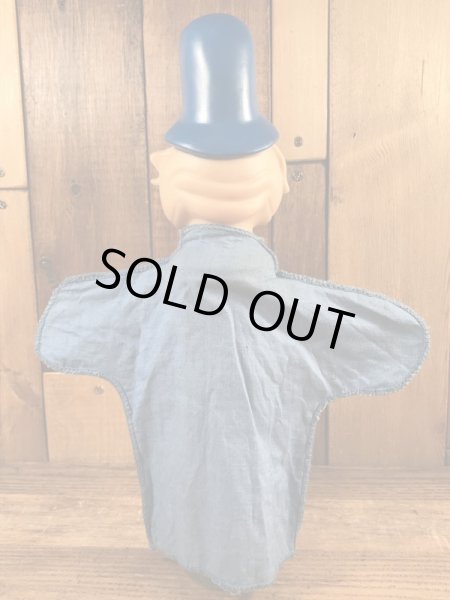 60’sのディックトレイシーショウのヘムロックホームズのヴィンテージのハンドパペットドール