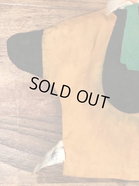 60’sのフリントストーンのディノのヴィンテージのハンドパペット