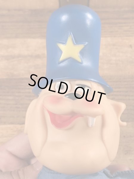 60年代頃のディックトレイシーショウのヘムロックホームズのビンテージのパペット人形