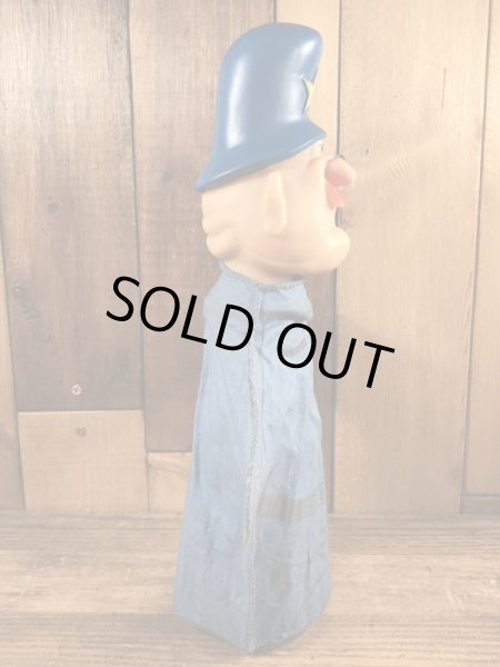 60年代頃のディックトレイシーショウのヘムロックホームズのビンテージのパペット人形