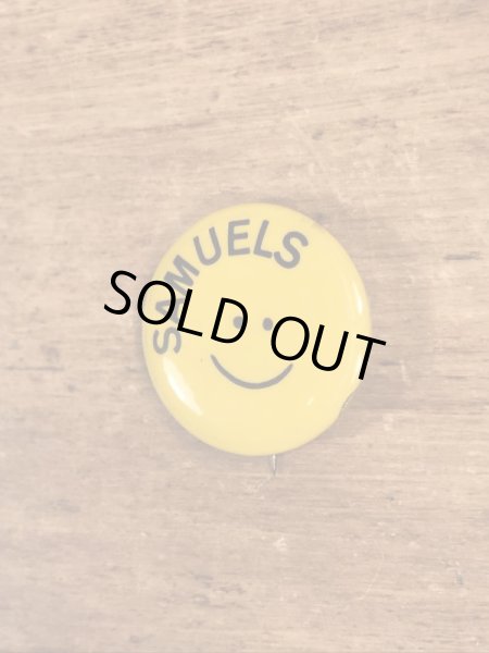 70’sのスマイルのヴィンテージの缶バッチ