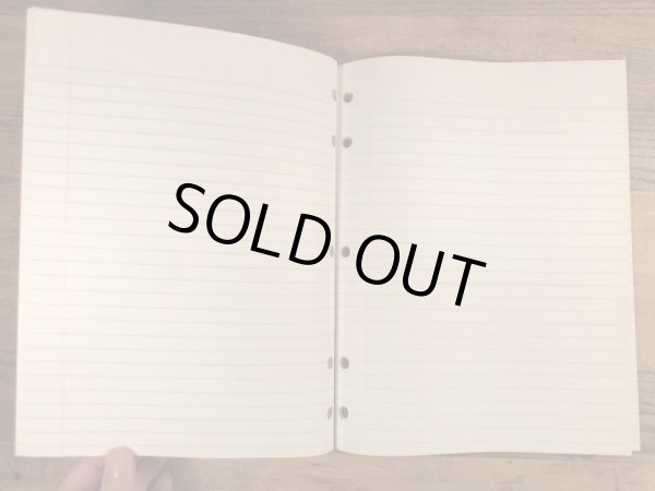 70’sのスマイルフェイスのヴィンテージのルーズリーフ