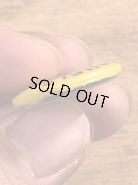 70年代頃のスマイルフェイスのビンテージの缶バッジ