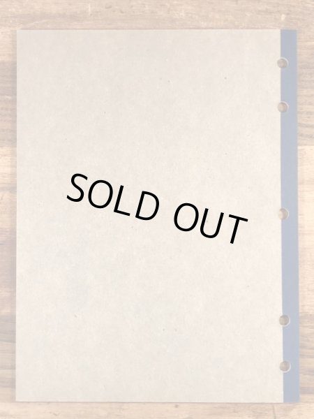 70’sのスマイルフェイスのヴィンテージのルーズリーフ