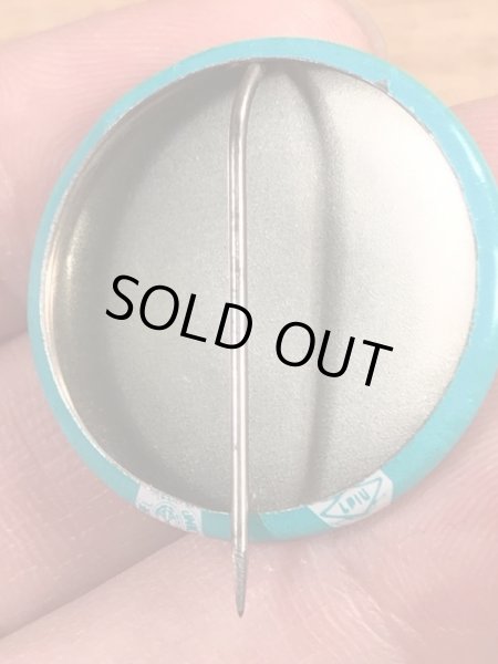 70年代頃のスマイルフェイスのビンテージの缶バッジ