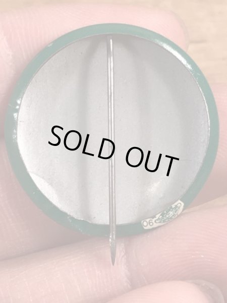 70’sの選挙のスマイルフェイスが描かれたヴィンテージの缶バッチ