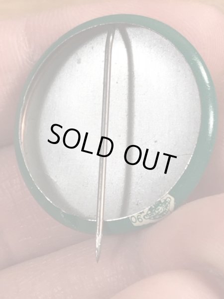 70年代頃の選挙のスマイルが描かれたビンテージの缶バッジ