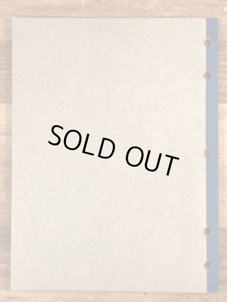 70’sのスマイルのヴィンテージのルーズリーフ