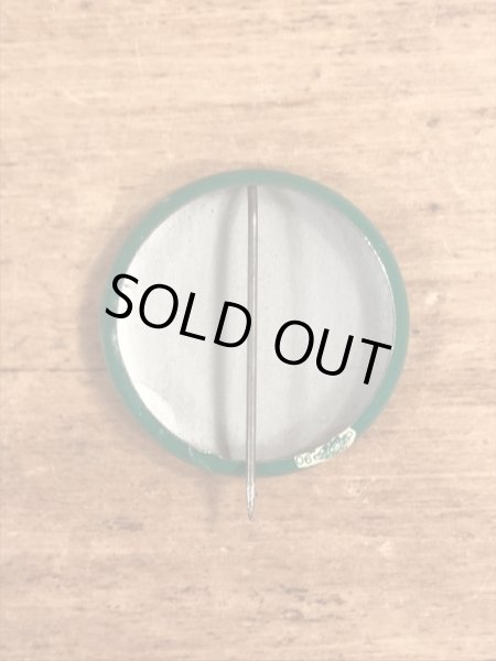 70’sの選挙のスマイルフェイスが描かれたヴィンテージの缶バッチ