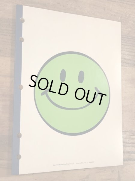 70年代頃のスマイルフェイスのビンテージのノートブック