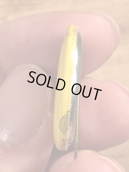 70年代頃のスマイルフェイスのビンテージの缶バッジ