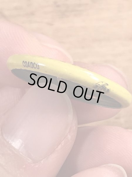 70’sのスマイルフェイスのヴィンテージの缶バッチ