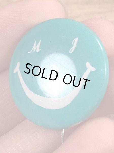 70’sのスマイルのヴィンテージの缶バッチ