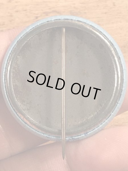 70’sのスマイルフェイスのヴィンテージの缶バッチ