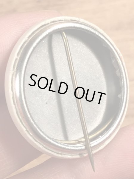 70’sの選挙時のスマイルフェイスのヴィンテージの缶バッチ