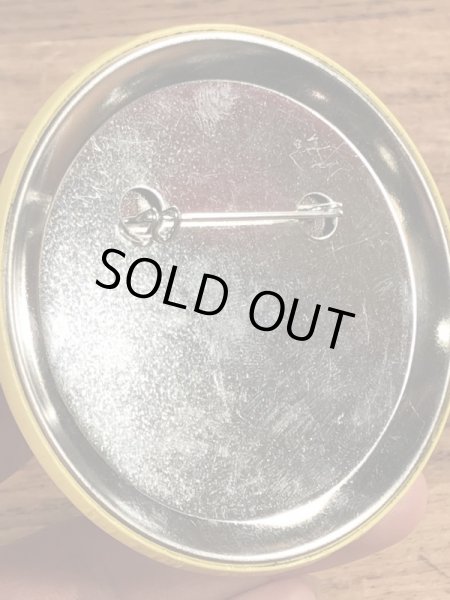 70’sの企業物のスマイルフェイスのヴィンテージの缶バッチ