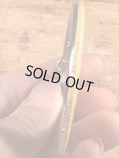 70’sの企業物のスマイルのヴィンテージの缶バッチ