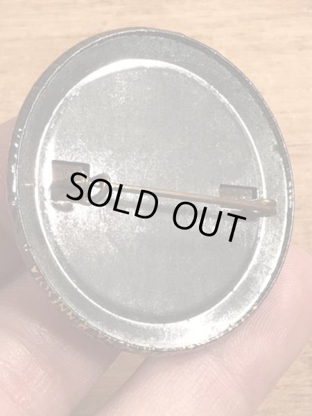 70年代頃のスマイルのキャラクターのビンテージの缶バッジ