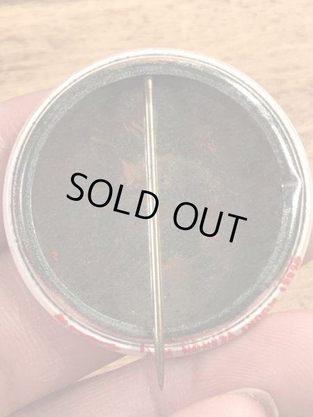 70’sの選挙時のスマイルが描かれたヴィンテージの缶バッチ