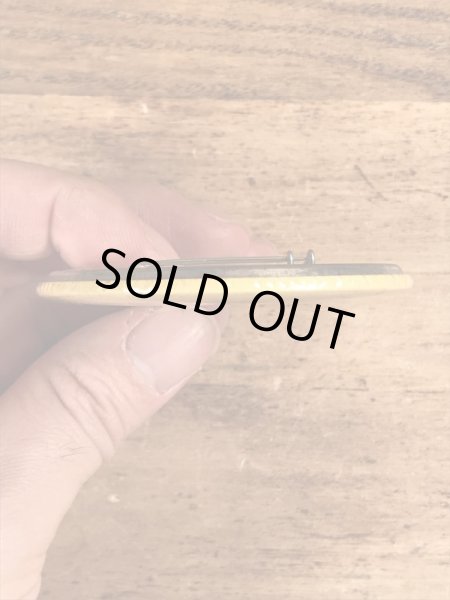 70’sの企業物のスマイルフェイスのヴィンテージの缶バッチ