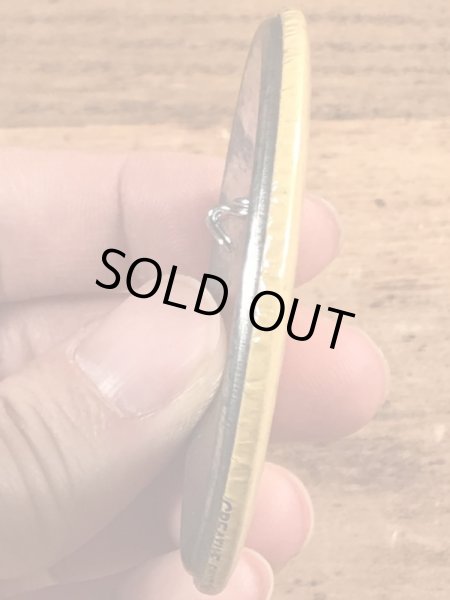 70’sの企業物のスマイルフェイスのヴィンテージの缶バッチ