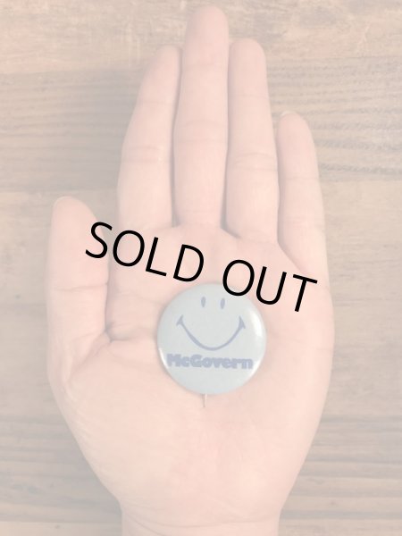 70年代頃のスマイルのビンテージの缶バッジ