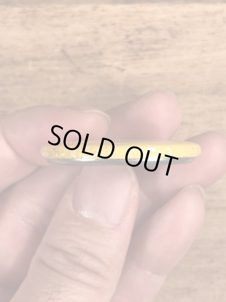 70’sのスマイルフェイスのヴィンテージの缶バッチ