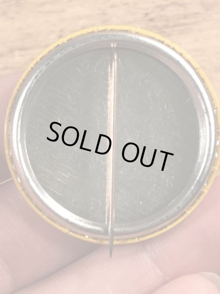 70’sの企業物のスマイルフェイスのヴィンテージの缶バッチ