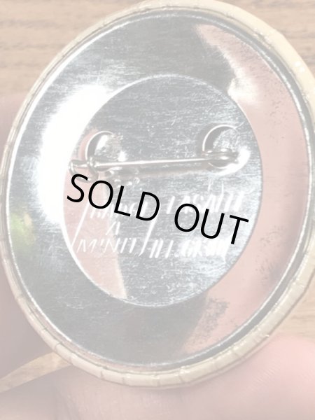 80年代頃の選挙時のスマイルのビンテージの缶バッチ