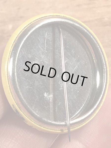 70’sのCason Dam.76 Gov.のスマイルのヴィンテージの缶バッチ