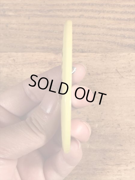 70年代頃の企業物のスマイルのビンテージの缶バッチ