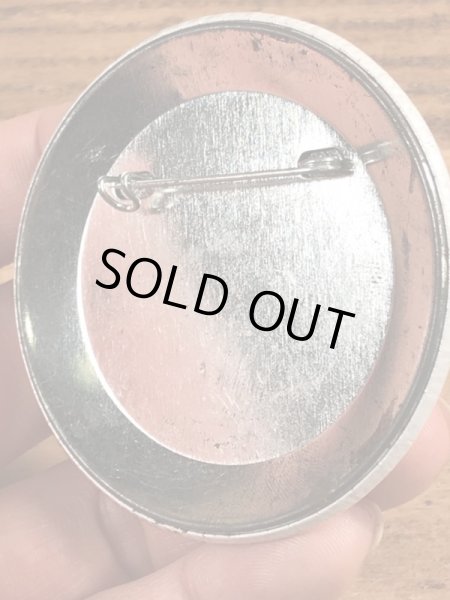 70年代頃の企業物のスマイルのビンテージの缶バッジ