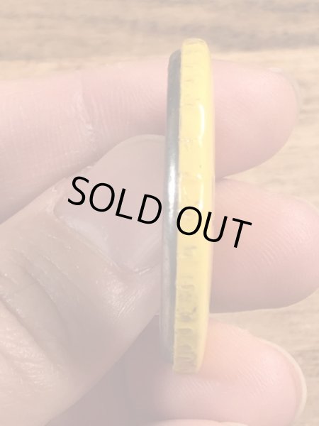 70’sのスマイルフェイスのヴィンテージの缶バッチ