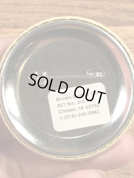 70’sのScabs Ugh!のスマイルフェイスのヴィンテージの缶バッチ