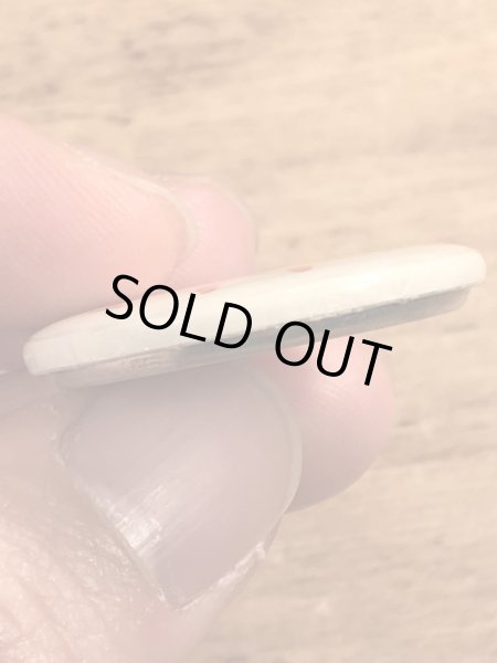 70年代頃の選挙時のスマイルのビンテージの缶バッジ