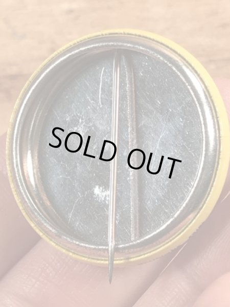 70年代頃のCason Dam.76 Gov.のスマイルフェイスのビンテージの缶バッジ