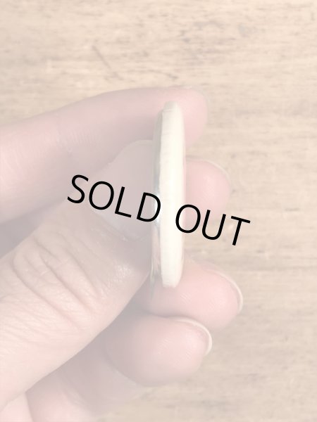 70年代頃の選挙時のスマイルのビンテージの缶バッジ