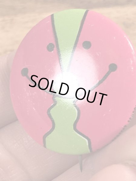 70’sのPerfect School Plan社製のスマイルのヴィンテージの缶バッチ