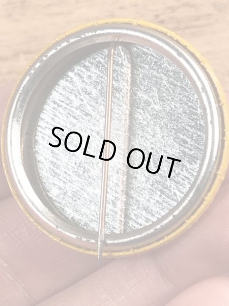 70年代頃の企業物のスマイルのビンテージの缶バッジ