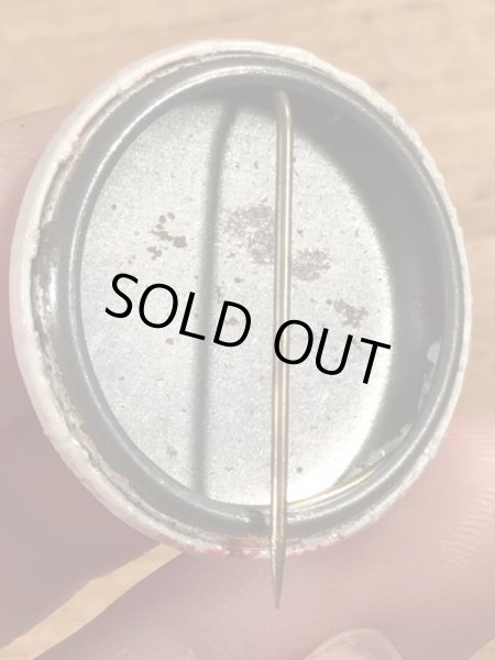 70’sの選挙時のスマイルフェイスが描かれたヴィンテージの缶バッチ