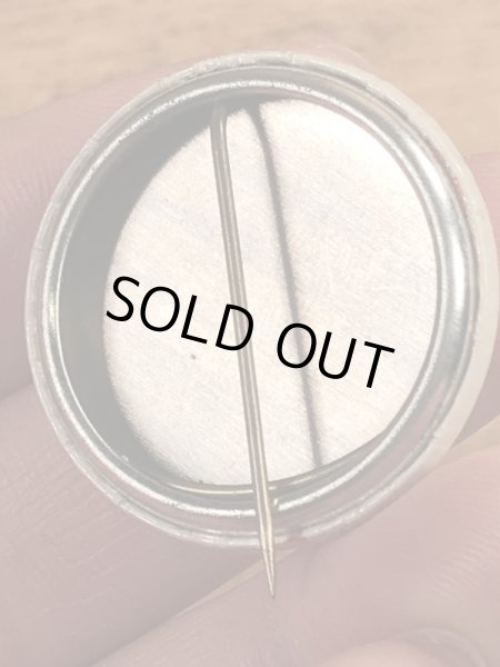 70年代頃の選挙時のスマイルのビンテージの缶バッジ