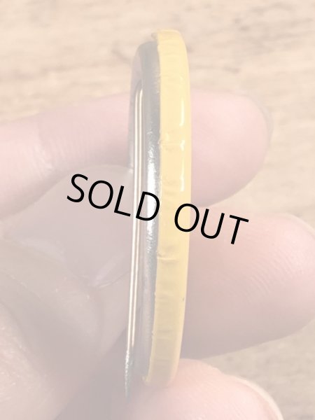 70’sの企業物のスマイルフェイスのヴィンテージの缶バッチ