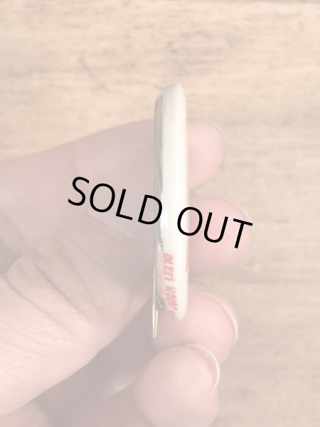 70年代頃の選挙時のスマイルフェイスが描かれたビンテージの缶バッチ