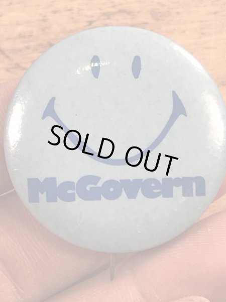 70年代頃のスマイルのビンテージの缶バッジ