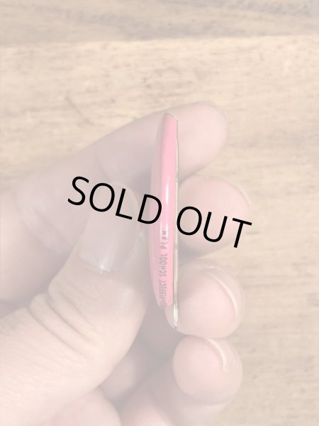 70年代頃のPerfect School Plan社製のスマイルフェイスのビンテージの缶バッジ