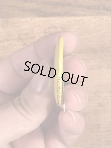 70年代頃の2トーンのスマイルのビンテージの缶バッジ